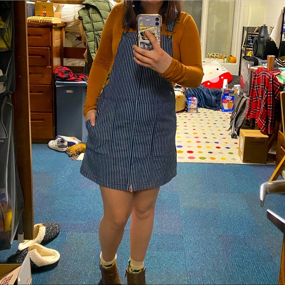 Altar’d State Overall Dress. Size S. Comfy fabric and only worn 3-4 times! - Picture 2 of 7